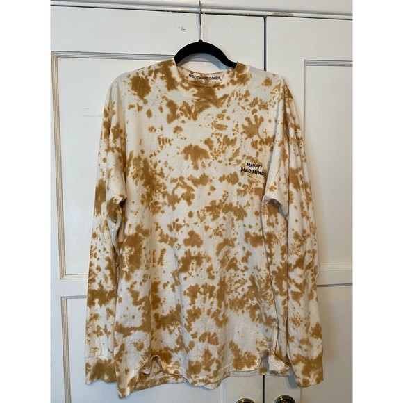 MISFIT MAD MINDS M/SF/T MEN'S BLEACH STYLE LONG SLEEVE SHIRT SZ LARGE - Picture 2 of 4